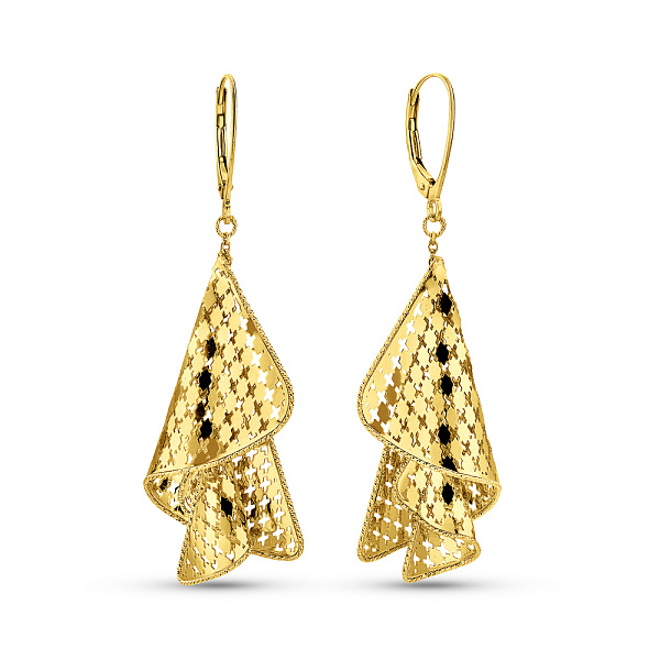 Серьги Francelli из желтого золота (арт. 1091654ж) – изображение 1