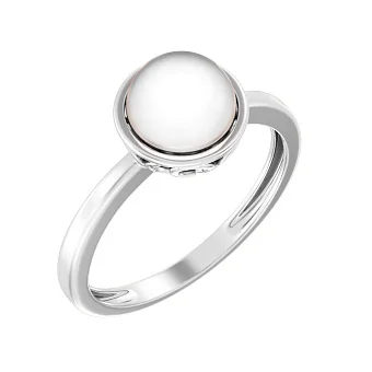 Золота каблучка з перлиною  (арт. 141099б)