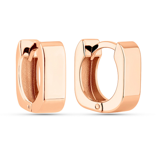 Серьги из красного золота (арт. 1101047) – изображение 1
