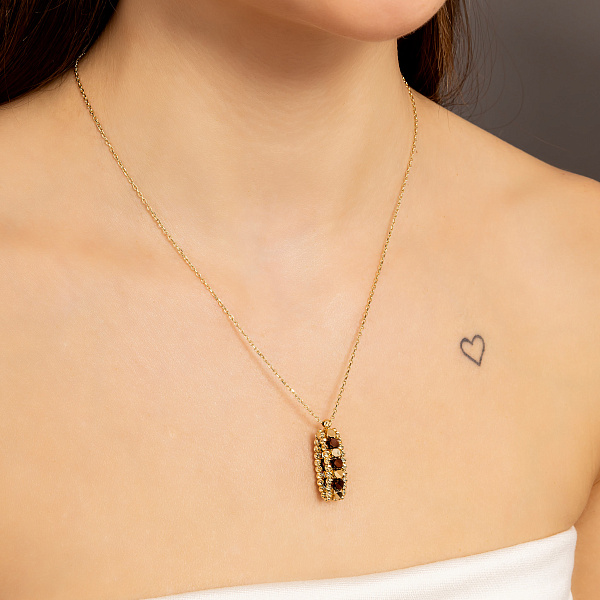 Золоте кольє Francelli (арт. 352943жкр) – зображення 5