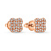 Серьги из красного золота с бриллиантами (арт. Т011509010) – изображение 1