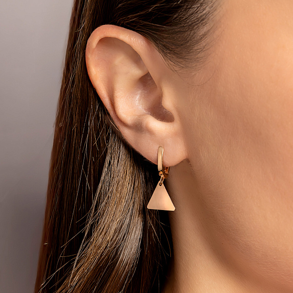 Золотые серьги с подвесками (арт. 108632) – изображение 2