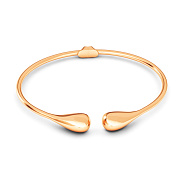 Жесткий золотой браслет (арт. 340124)