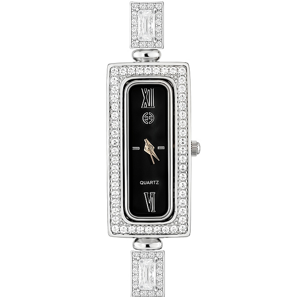 Серебряные часы с фианитами (арт. 7526/323ч) – изображение 2