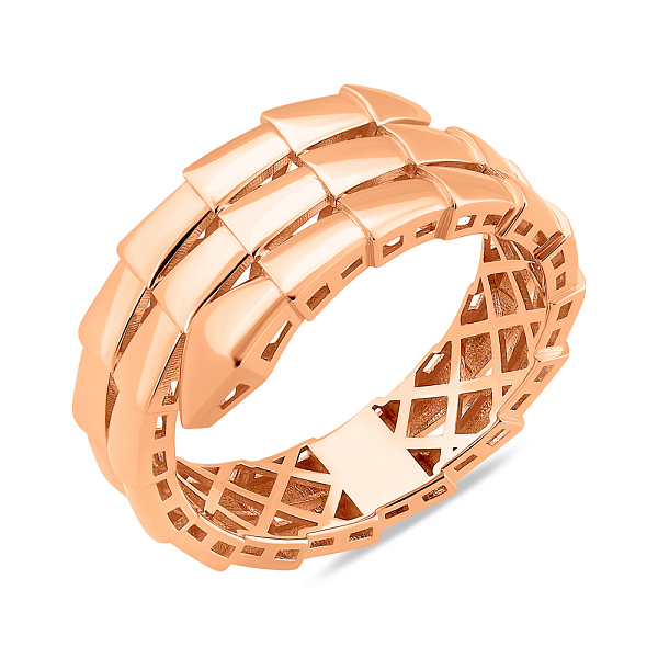 Золотое кольцо Змея (арт. 156632) – изображение 1