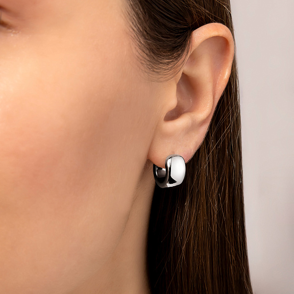 Серьги Francelli из белого золота (арт. е104161/15б) – изображение 2