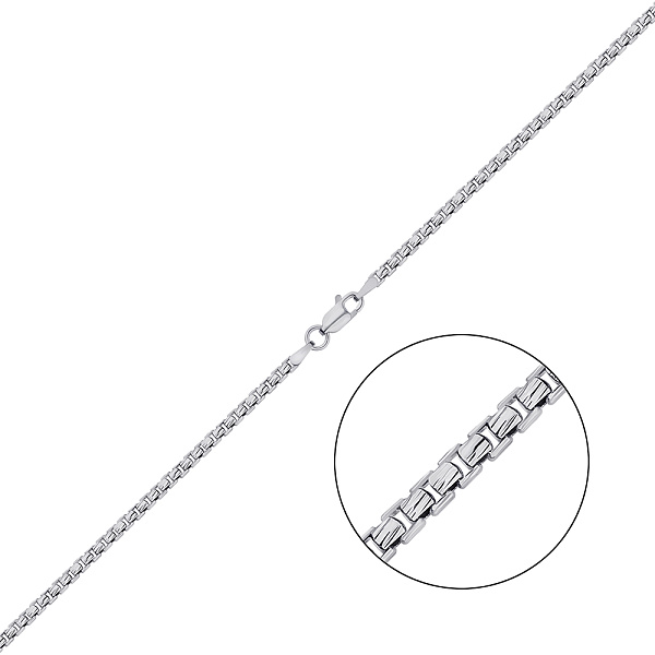 Ланцюжок срібний плетіння попкорн (арт. 03021309) – зображення 1