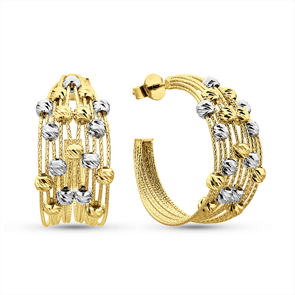 Золотые серьги Francelli (арт. 111405жб) – изображение 1