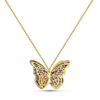 Золоте кольє Метелик Francellі (арт. 352713жкр)