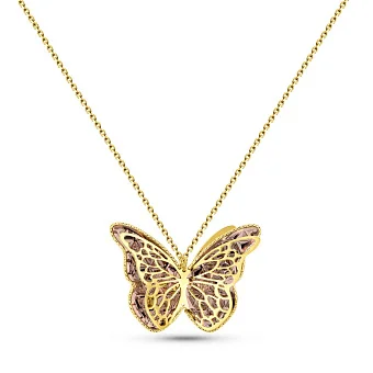 Золоте кольє Метелик Francellі (арт. 352713жкр)