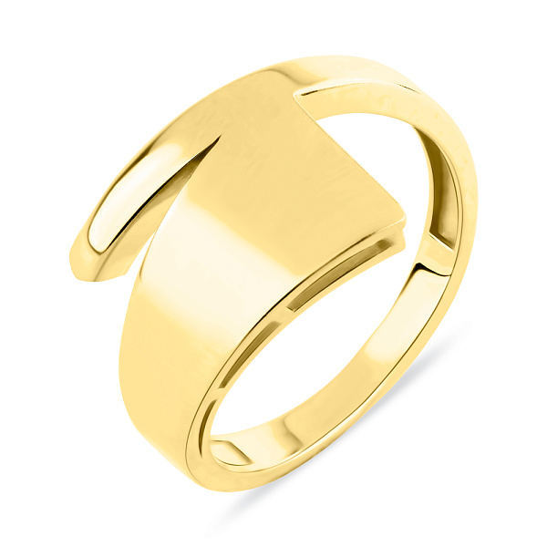 Кольцо из желтого золота без вставок (арт. 155648ж) – изображение 1