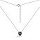 Серебряное колье с черным фианитом (арт. 7507/648/2ч) – изображение 3