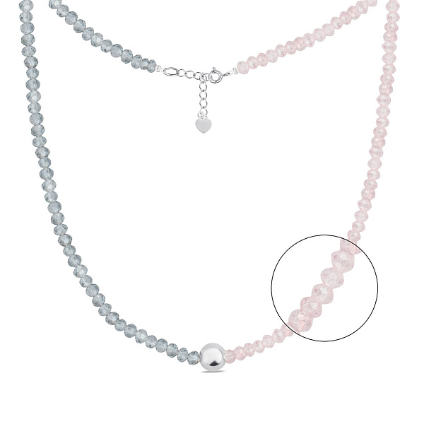 Колье из серебра и с фианитов (арт. 7507/908-01487) – изображение 1