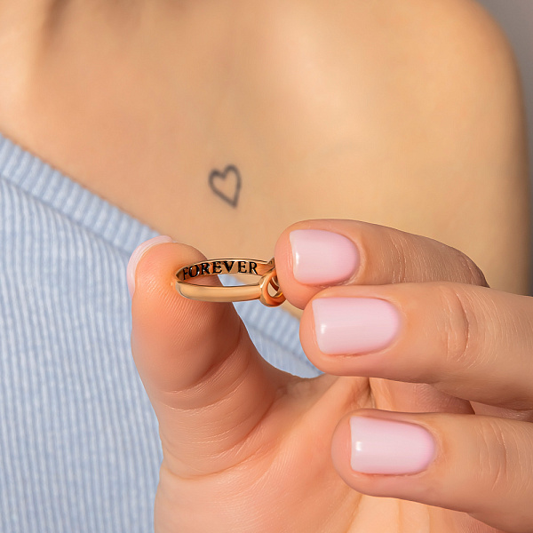 Золота каблучка «Нескінченність» (арт. 140753) – зображення 3