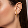 Серьги из желтого золота Francelli (арт. е1091760ж) – изображение 2