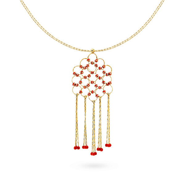 Золотое колье Francelli (арт. 351329жк) – изображение 1