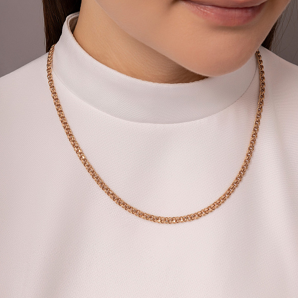 Золотая цепочка плетения Бисмарк (арт. 3003-072) – изображение 2