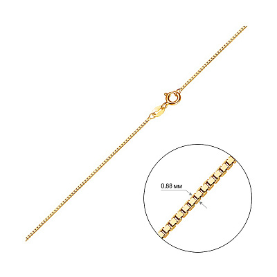 Золотая цепочка плетения Венецианское (арт. ц304602ж)