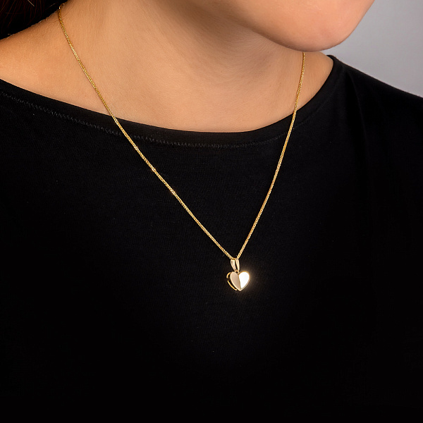 Подвес из желтого золота Сердечко (арт. 441060ж) – изображение 2