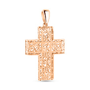 Хрестик з червоного золота  (арт. 424951)