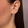 Серьги из желтого золота (арт. 1091467/1ж) – изображение 3