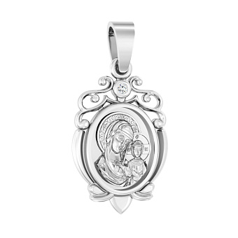 Золотая ладанка Божия Матерь «Казанская» (арт. 440500б)