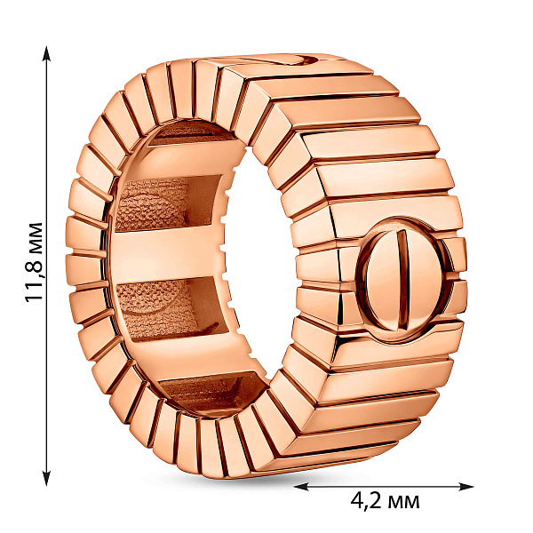 Подвеска из красного золота (арт. 424980) – изображение 2