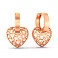 Золоті сережки Сердечка (арт. 1101026) – зображення 1