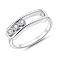 Серебряное кольцо с фианитами (арт. 7501/8743) – изображение 1