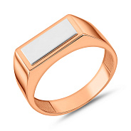 Печатка з комбінованого золота (арт. 170049кб)