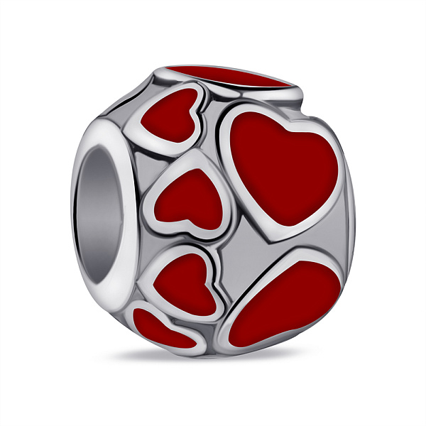 Серебряный шарм Сердца (арт. 7903/П5/745) – изображение 1