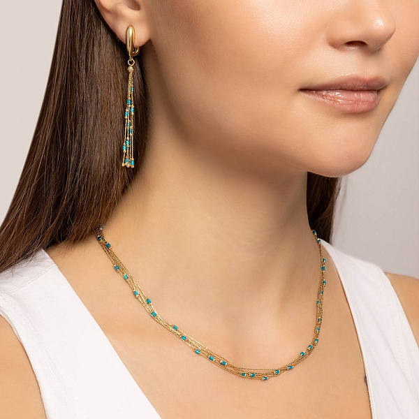 Золоті сережки Francelli (арт. 108031жг) – зображення 4