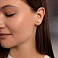 Золотые серьги пусеты (арт. 110625ж) – изображение 4