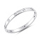 Серебряный жесткий браслет с фианитами (арт. 7509/3031/6) – изображение 1