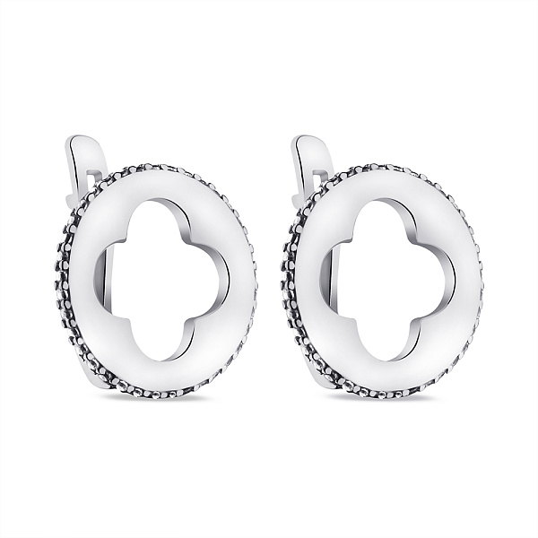 Серьги из серебра Клевер (арт. 7502/2104) – изображение 1