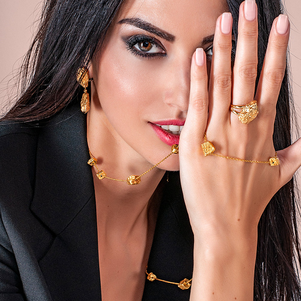 Золоте кольє Francelli (арт. 351463ж) – зображення 2