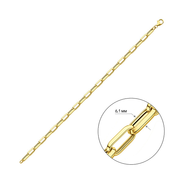 Браслет з жовтого золота (арт. 321146ж) – зображення 3