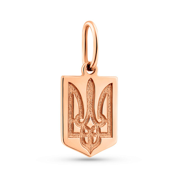 Золотой кулон Трезубец-Герб Украины (арт. 440899) – изображение 1