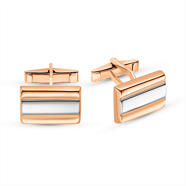 Запонки з червоного золота (арт. 210000р) – зображення 1