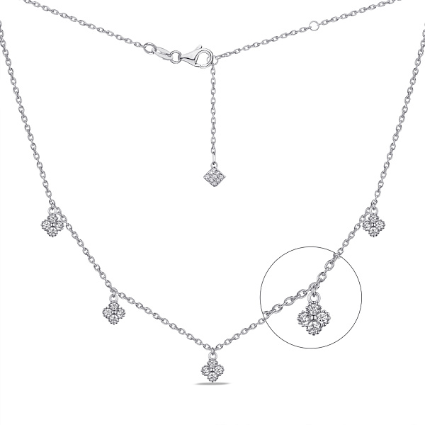 Колье из серебра с фианитами (арт. 7507/2013) – изображение 1