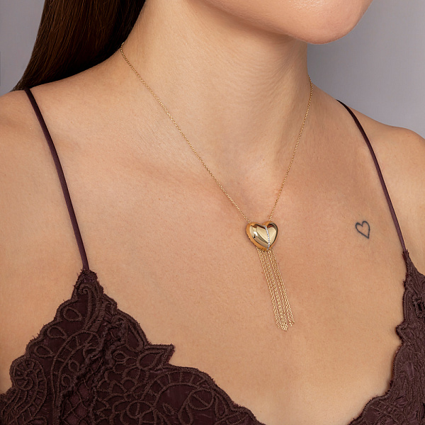 Золоте кольє Francelli з діамантами (арт. Ц361382005ж) – зображення 4