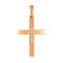 Хрестик з золота з діамантами  (арт. П011381) – зображення 1