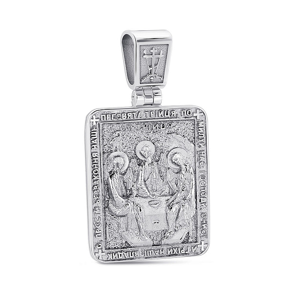 Двухсторонная серебряная ладанка (арт. 7517/1153пю) – изображение 3