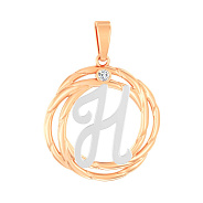 Подвес из золота с фианитом (арт. 440698)