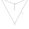 Серебряное колье без камней (арт. 7507/1132) – изображение 2