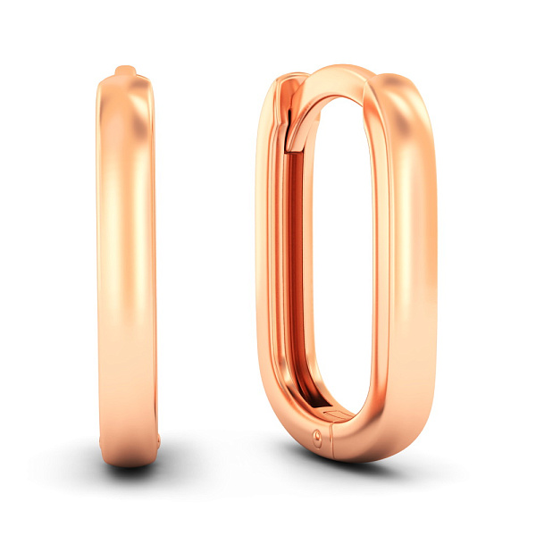 Серьги из красного золота (арт. 1101090) – изображение 1