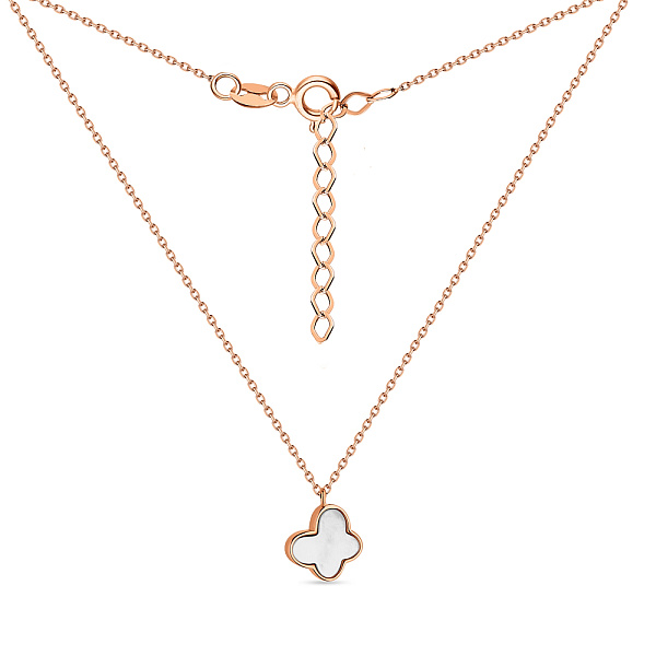 Кольє з червоного золота з перламутром (арт. 352186п) – зображення 2