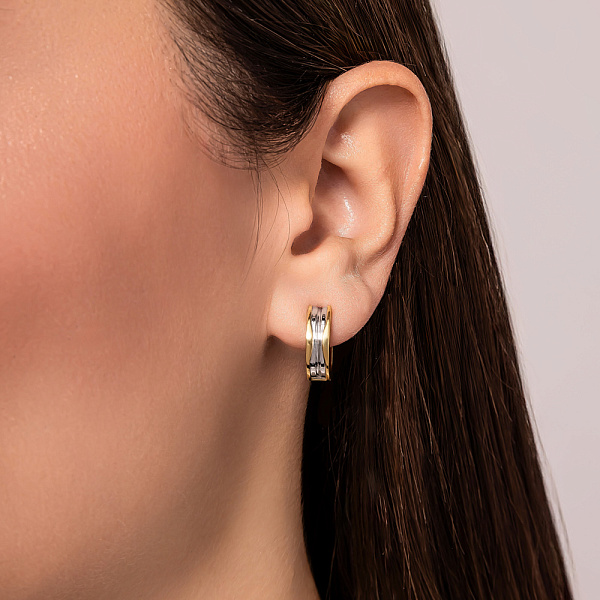 Золоті сережки конго (арт. 111012ж) – зображення 3