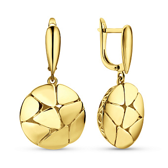 Фото Золотые серьги Francelli (арт. 1101124ж)