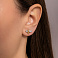 Серьги пусеты Пчела из желтого золота (арт. 110570ж) – изображение 2
